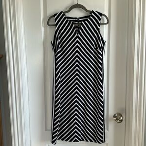 Talbots chevron sleeveless dress